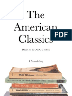 Denis Donoghue - The American Classics, A Personal Essay