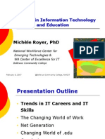 Trends in Information Technology Careers and Education: Michèle Royer, PHD