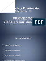 PRESENTACIÓN Pension Por CESANTIA