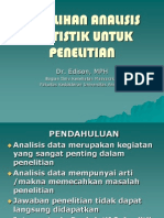 Pemilihan Uji Statistik