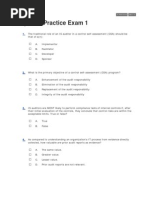 Sample CISA Test