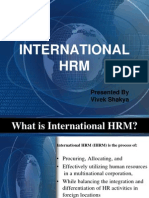 IHRM: Understanding Global HR Management