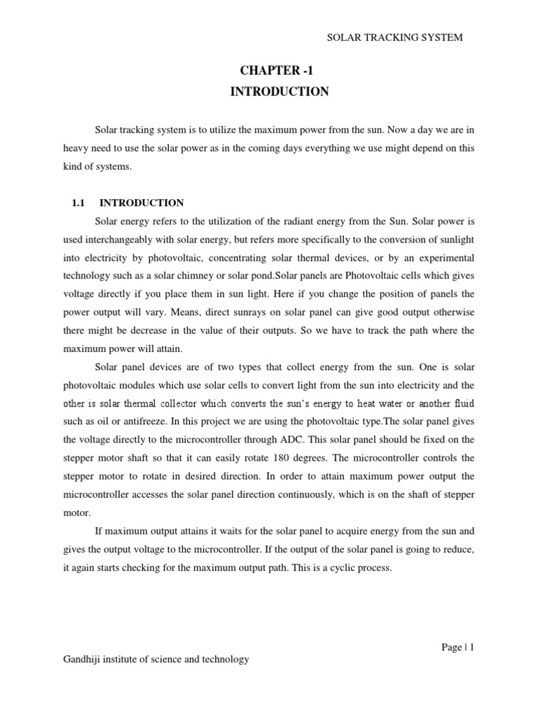 Solar Tracking System | PDF | Electric Motor | Rectifier