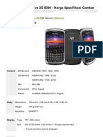 HP BlackBerry Curve 3G 9300 Harga Spesifikasi Gambar