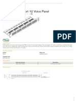 50 Port 1U Voice Panel