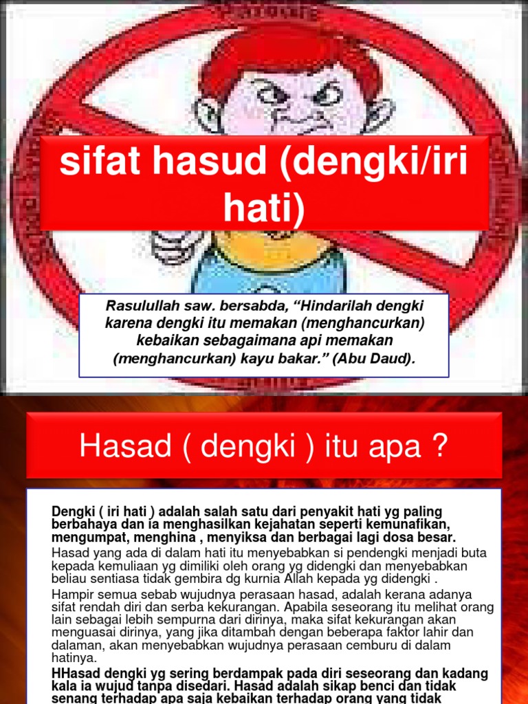 Bahaya dan Cara Menghindari Hasad | PDF