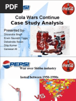 Download Cola Wars continue ppt by dheer007 SN12359317 doc pdf
