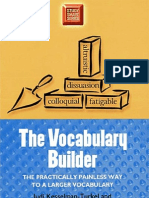 The Vocabulary Builder - The Practically Painless Way To A Larger Vocabulary
