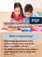Reading Comprehension Skills: Sequencing