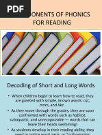 Components of Phonics