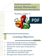 Periodontology Pharmacology: Weinberg, Chapter 11