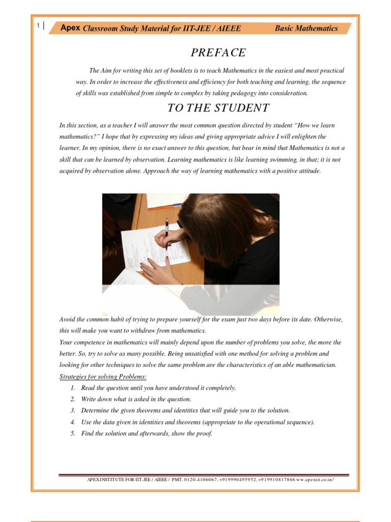 Apex Distance Learning Program For IitJee PDF Rational Number