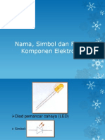 Nama, simbol, fungsi elektronik