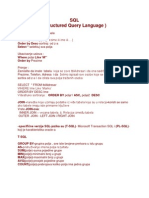 SQL (Structured Query Language)