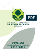 Katalog udruženja za lekovito bilje "Dr Jovan Tucakov" iz Soko banje