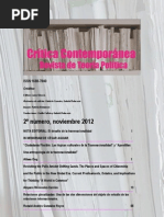critica contemporanea 2012