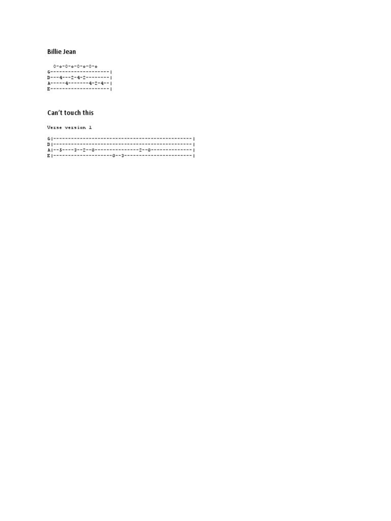 Bass Riffs | PDF
