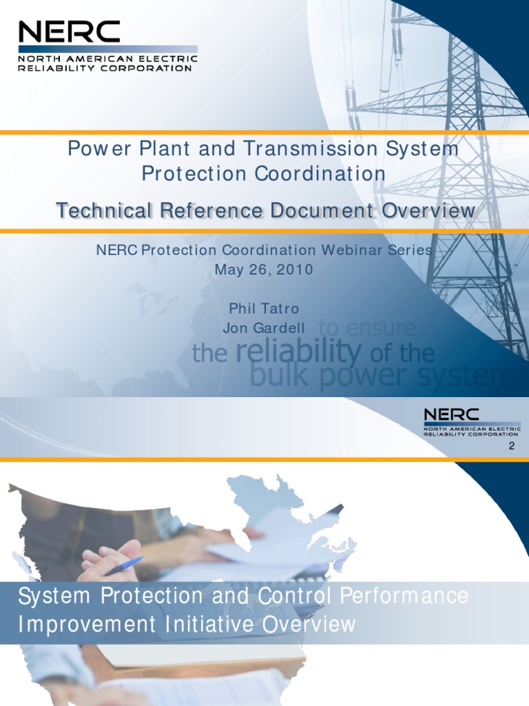 Nerc Prot Coord PDF Electric Power Transmission Relay