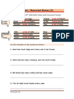 Count / Noncount Nouns (2) : Many Alotof Alotof Many Many Alotof