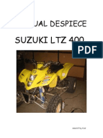 Suzuki LTZ 400 Manual de Despiece