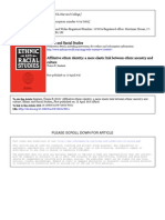 Ethnic and Racial Studies: Publication Details, Including Instructions For Authors and Subscription Information