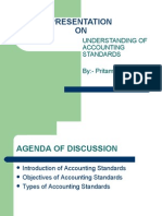 Presentation ON: Understanding of Accounting Standards By:-Pritam Agarwal