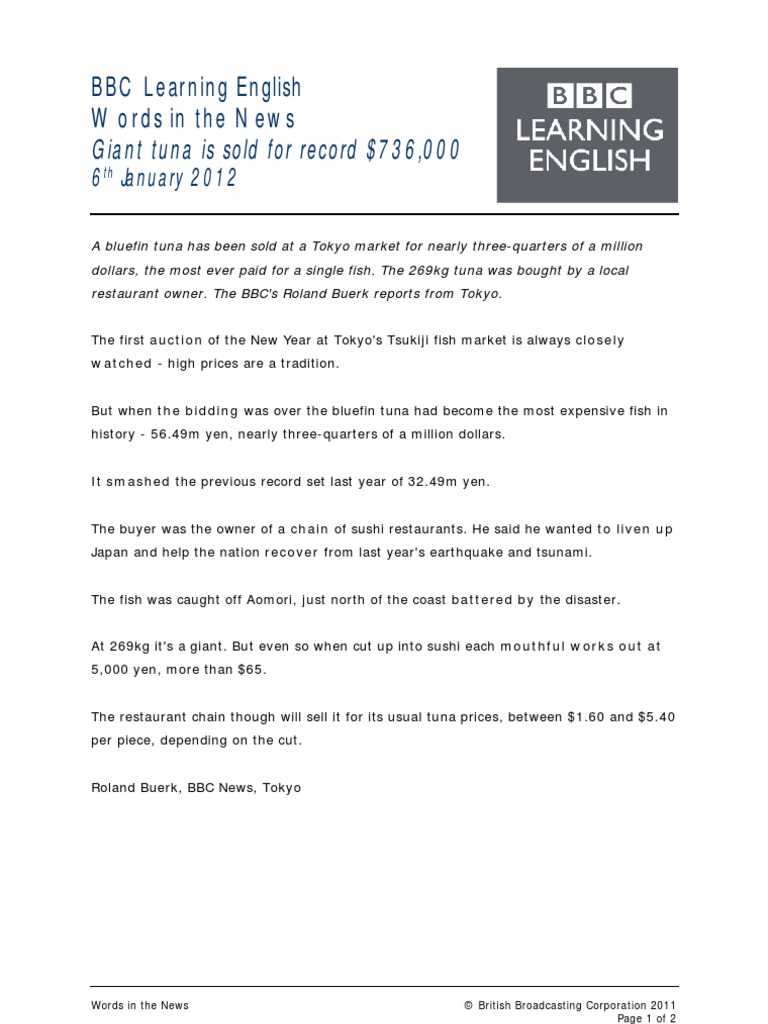 BBC Learning English | PDF