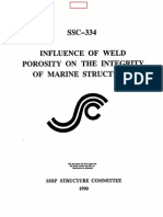 How Weld Porosity Affects Fatigue Life of Marine Structures