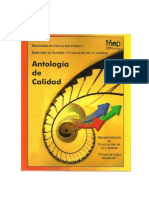 Antologia de Calidad Segunda Edición 2009