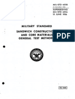 Sandwich Constructions and Core Materials: General Test Methods