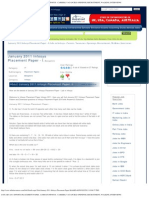 January 2011 Infosys Placement Paper - I, Bangalore - PDF