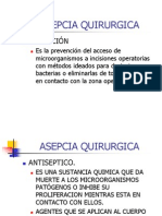 Diapositivas de ASEPSIA QUIRURGICA