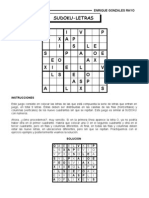 Sudoku X Letras