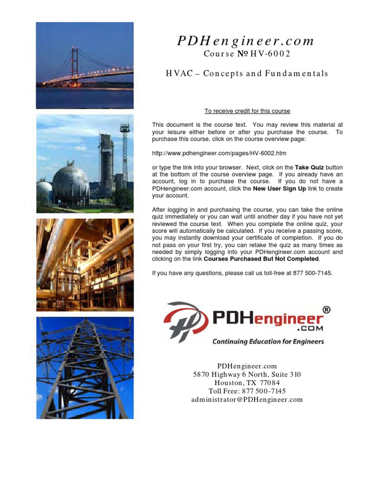 HVAC Concepts and Fundamentals PDF