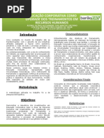 Poster de Conclusao de Especializacao - Pedagogia Empresarial e Educacao Corporativa