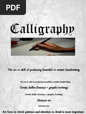 Calligraphy