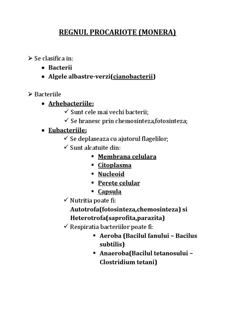 Regnul Monera | PDF