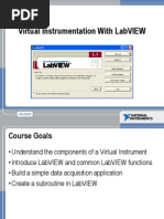 Virtual Instrumentation With Labview