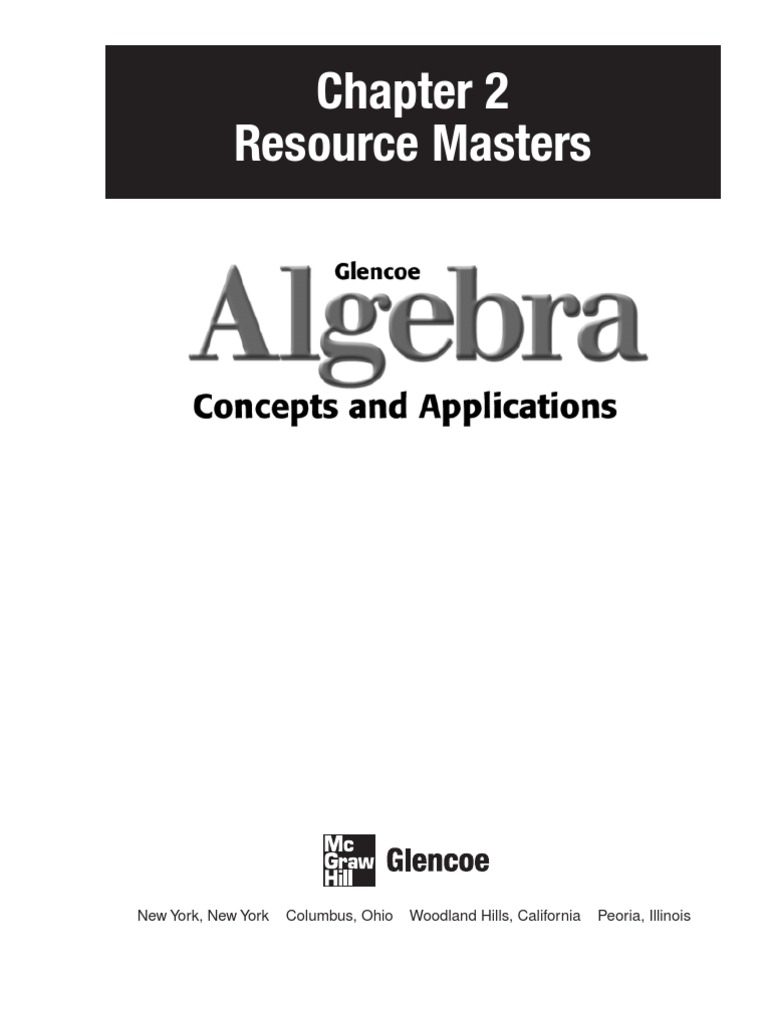 Algebra 2 Glencoe Mcgraw Hill Pdf