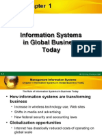 Information System on global businesses today.