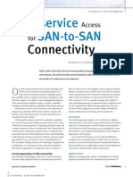 Multiservice SAN-to-SAN: Connectivity
