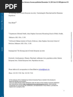 Download Genome Evolution of Jewish Population John Hopkins by Gordon Duff SN123652605 doc pdf