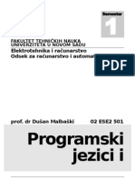 Programski Jezici I Strukture Podataka