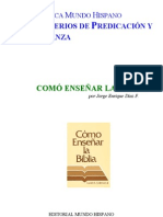 Como Enseñar La Biblia - Jorge E. Diaz