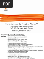Gerenciamento da qualidade em projetos