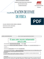 FISICA PLANIFICACION