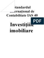 Standardul International de Contabilitate IAS 40