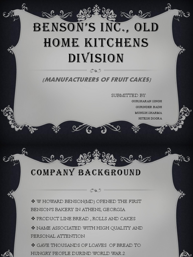 Bensons Bakery PDF Advertising Cakes