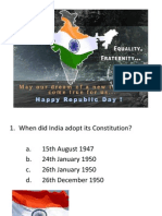 Indian Republic Day Quiz