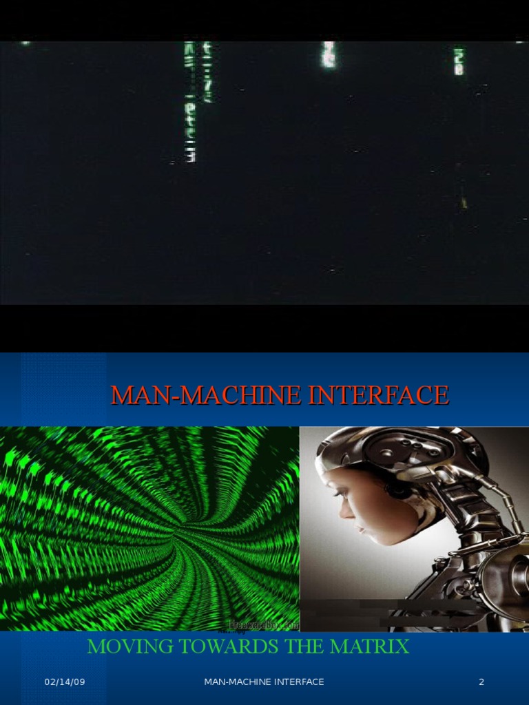 Man-Machine Interface Overview | PDF | Business | Technology & Engineering